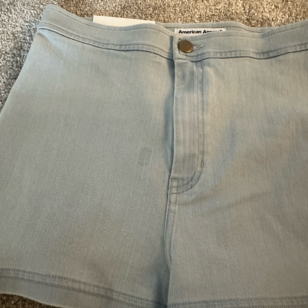 American Apparel Light Blue Women's Shorts